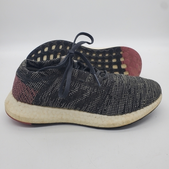 adidas Shoes Womens 7.5 PureBoost GO Running Trainers Black B75667 Sneakers - Picture 11 of 12